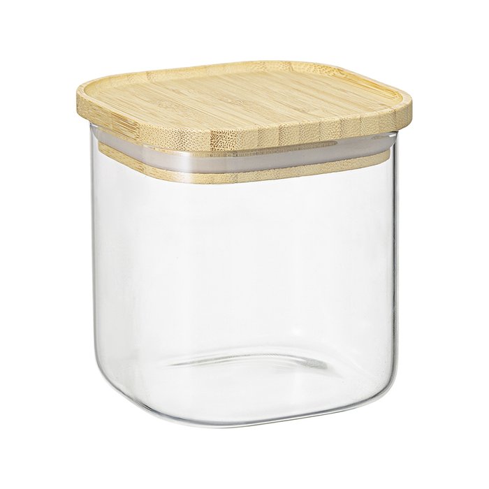 Банка для хранения Glass Bamboo 800 мл