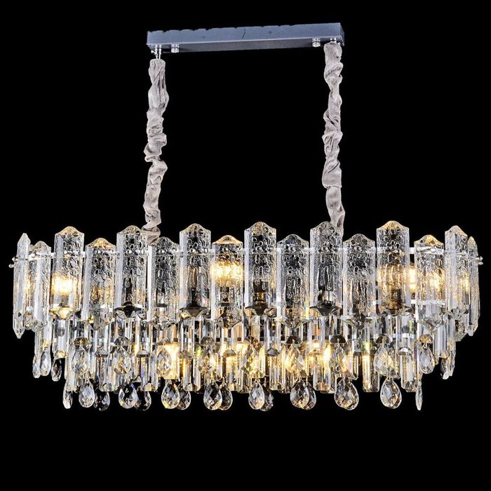 Хрустальная люстра 72380-0.3-800L CH (хрусталь, цвет прозрачный)