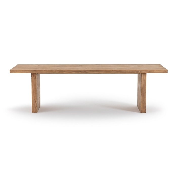 Стол обеденный прямоугольный Malu бежевого цвета - купить Обеденные столы по цене 63563.0