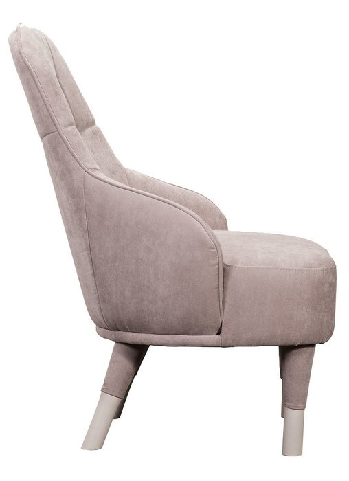 Кресло Emma бежево-розового цвета - лучшие Интерьерные кресла в INMYROOM