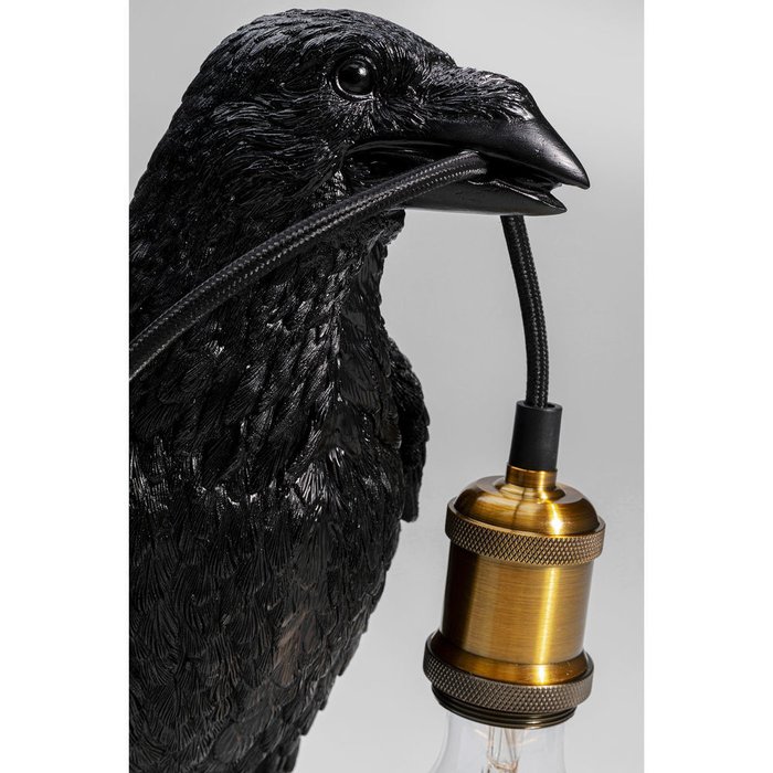 Лампа настольная Crow черного цвета - лучшие Настольные лампы в INMYROOM