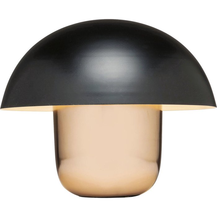 Лампа настольная Mushroom с черным абажуром