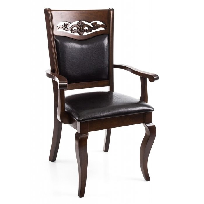 Обеденный стул Drage cappuccino из массива гевеи - купить Обеденные стулья по цене 10310.0