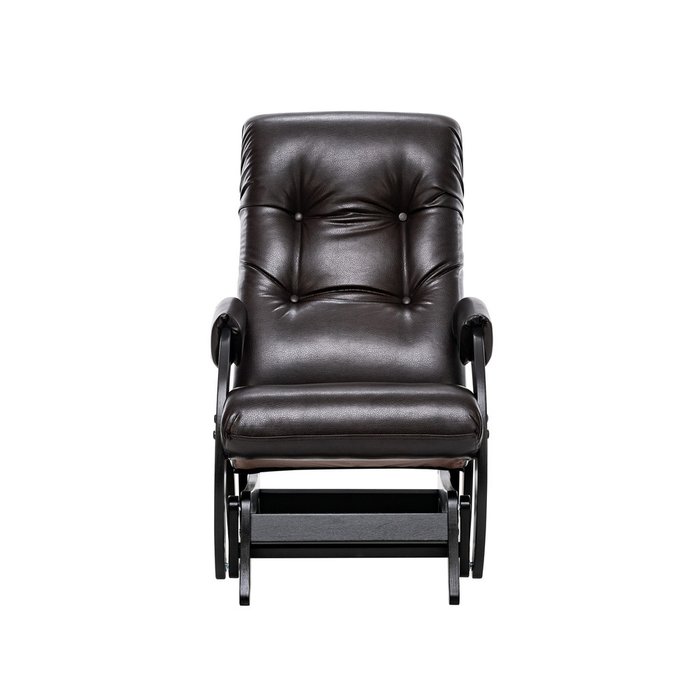 Кресло-качалка Модель 68 темно-коричневого цвета - купить Интерьерные кресла по цене 17109.0