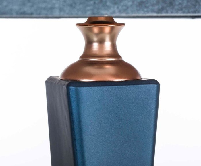 Лампа настольная синего цвета - купить Настольные лампы по цене 27220.0