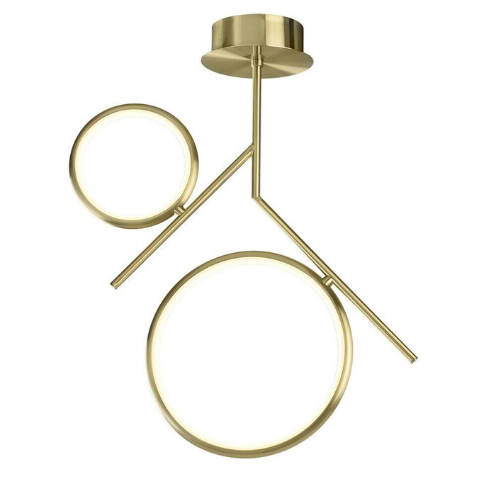 Подвесная светодиодная люстра Olimpia Oro золотого цвета