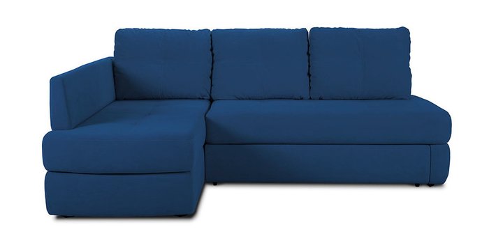 Угловой диван-кровать Арно синего цвета