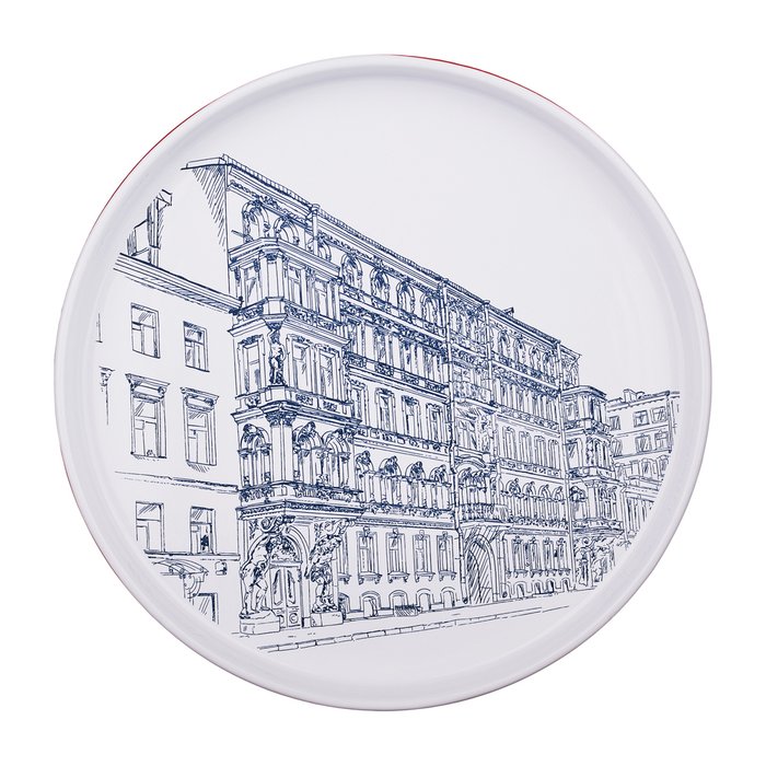 Поднос ProPiter синего цвета - купить Подносы по цене 1895.0 Поднос ProPiter синего цвета - купить Подносы по цене 1895.0