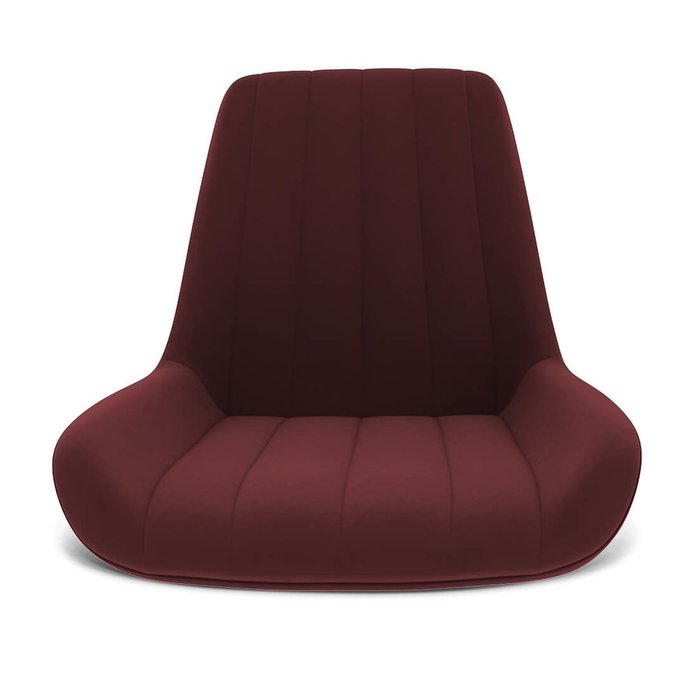 Обеденный Propus бордового цвета на металлическом каркасе - купить Обеденные стулья по цене 8019.0