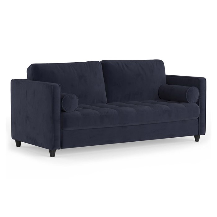 Трехместный диван Scott MT фиолетового цвета - купить Прямые диваны по цене 55300.0