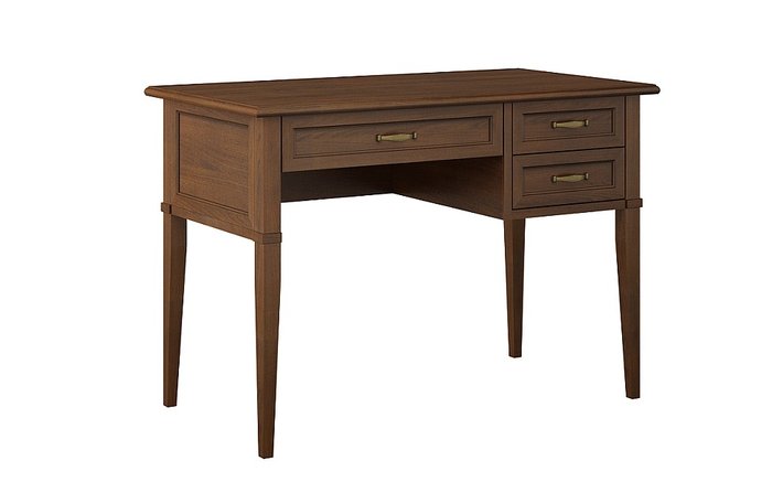 Стол письменный Адажио левый коричневого цвета - купить Письменные столы по цене 34890.0