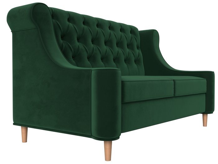 Прямой диван Бронкс зеленого цвета - лучшие Прямые диваны в INMYROOM