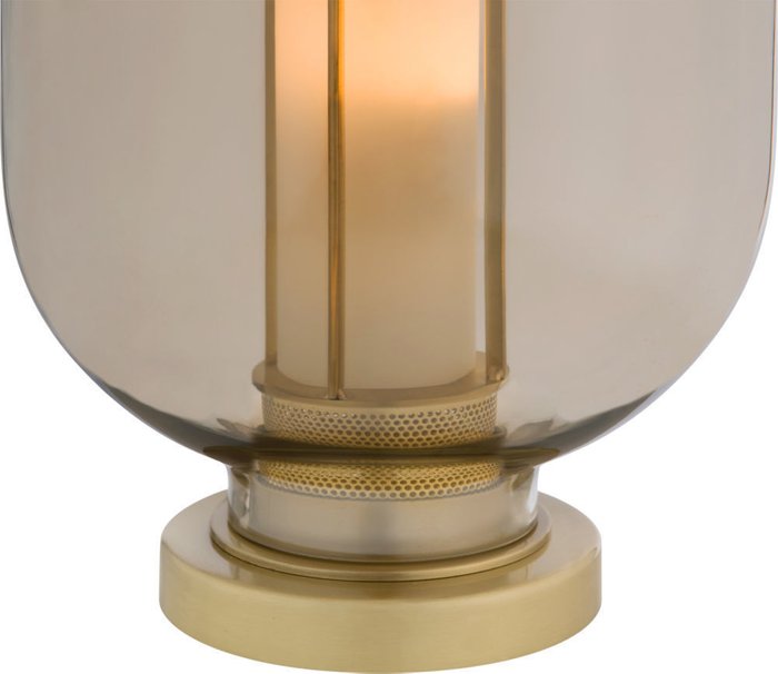 Лампа настольная Brown со стеклянным плафоном - лучшие Настольные лампы в INMYROOM