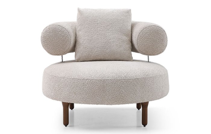 Кресло Olimpia кремового цвета - купить Интерьерные кресла по цене 82350