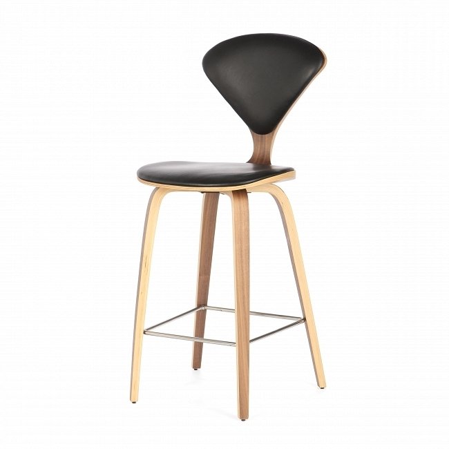 Барный стул "Cherner" с обивкой из кожи Барный стул "Cherner" с обивкой из кожи