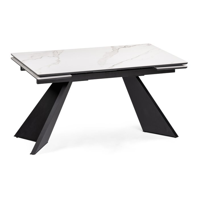 Стол обеденный раскладной Ливи белого цвета - купить Обеденные столы по цене 48790.0