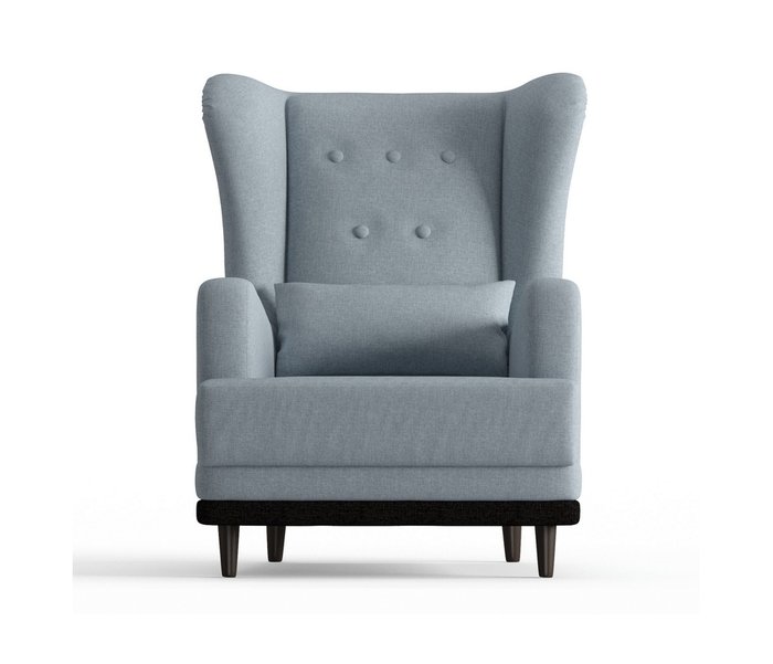 Кресло Лорд серого цвета - купить Интерьерные кресла по цене 13290.0