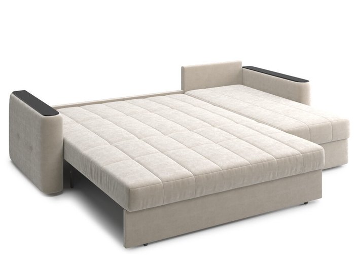 Угловой диван-кровать Ницца бежевого цвета - лучшие Угловые диваны в INMYROOM