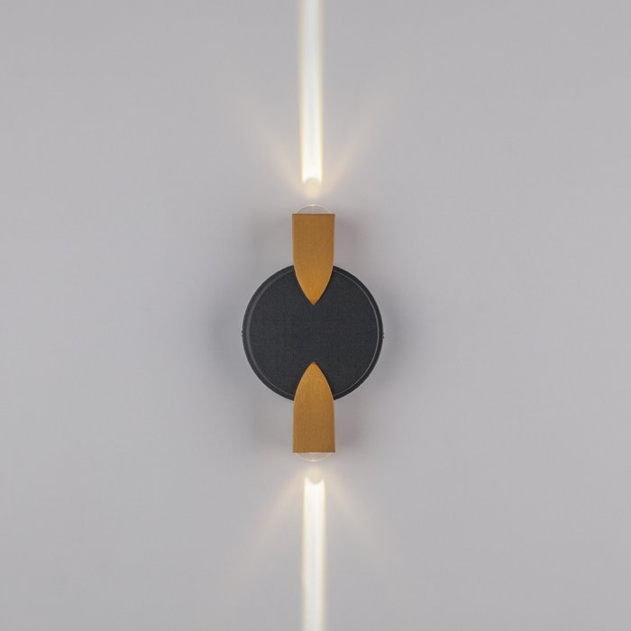 Светильник DITO 2х1W LED 220LM G ЧЕРНЫЙ/ЗОЛОТО 4000K Светильник DITO 2х1W LED 220LM G ЧЕРНЫЙ/ЗОЛОТО 4000K