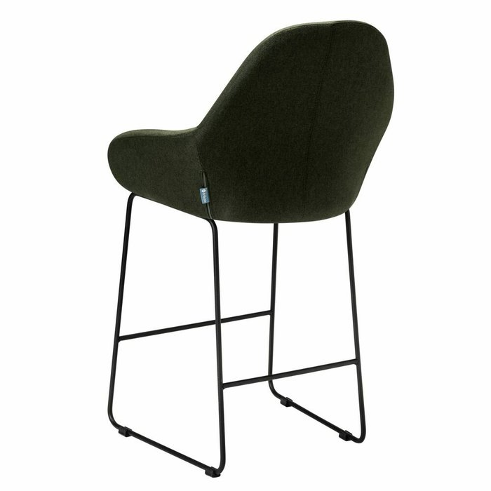Стул полубарный Kent тёмно-зеленого цвета - лучшие Барные стулья в INMYROOM