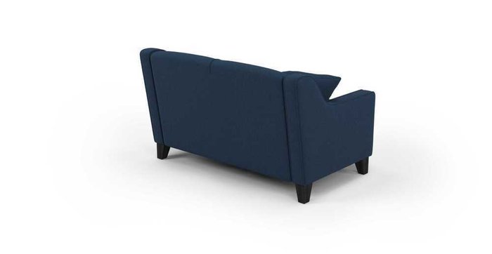 Диван Halston ST двухместный темно-синий - лучшие Прямые диваны в INMYROOM
