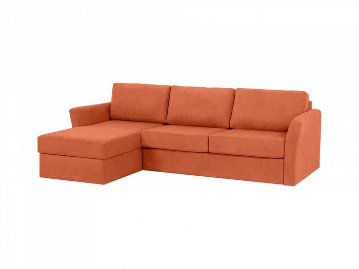 Угловой диван-кровать Peterhof оранжевого цвета  - купить Угловые диваны по цене 161640.0