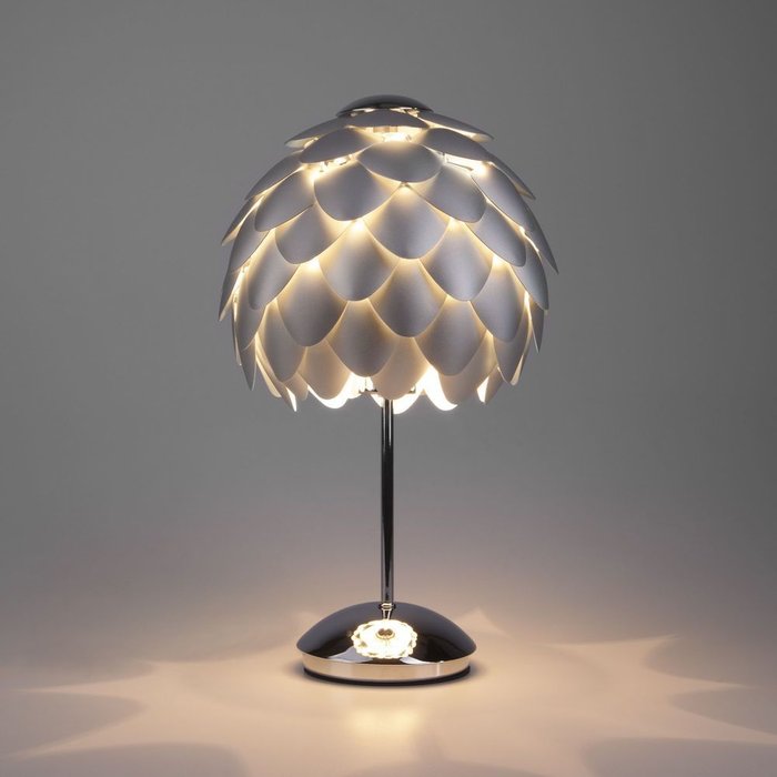 Настольная лампа Cedro серебряного цвета - купить Настольные лампы по цене 11200.0