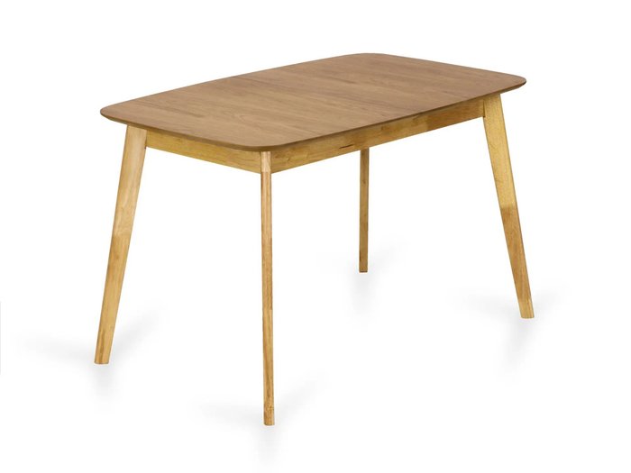 Раздвижной обеденный стол Wave светло-коричневого цвета - лучшие Обеденные столы в INMYROOM