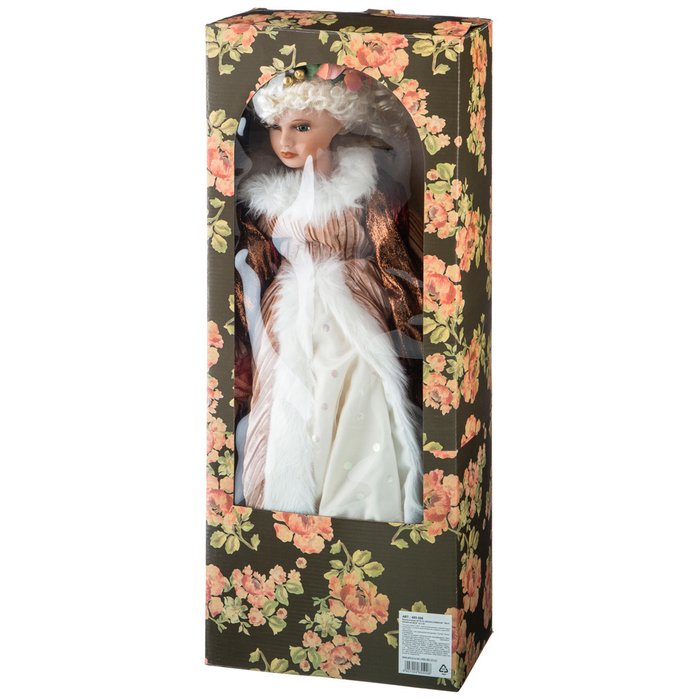 Кукла декоративная Волшебная фея белого цвета - купить Фигуры и статуэтки по цене 4111.0