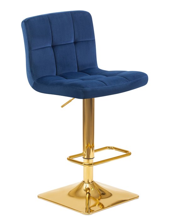 Стул барный Goldie синего цвета - купить Барные стулья по цене 8140.0