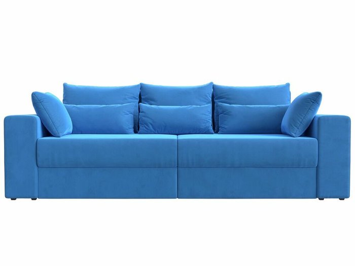 Диван-кровать Майами темно-голубого цвета - купить Прямые диваны по цене 49999.0