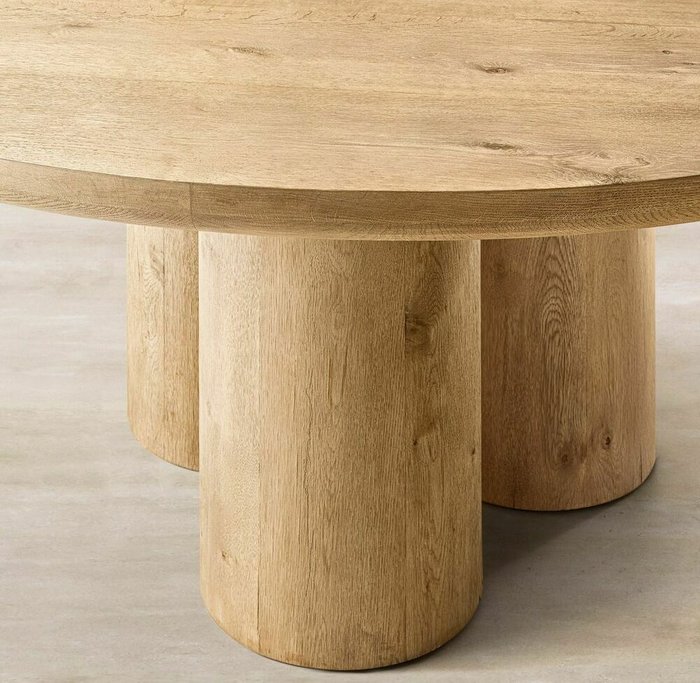 Обеденный стол Осло бежевого цвета - купить Обеденные столы по цене 299000.0