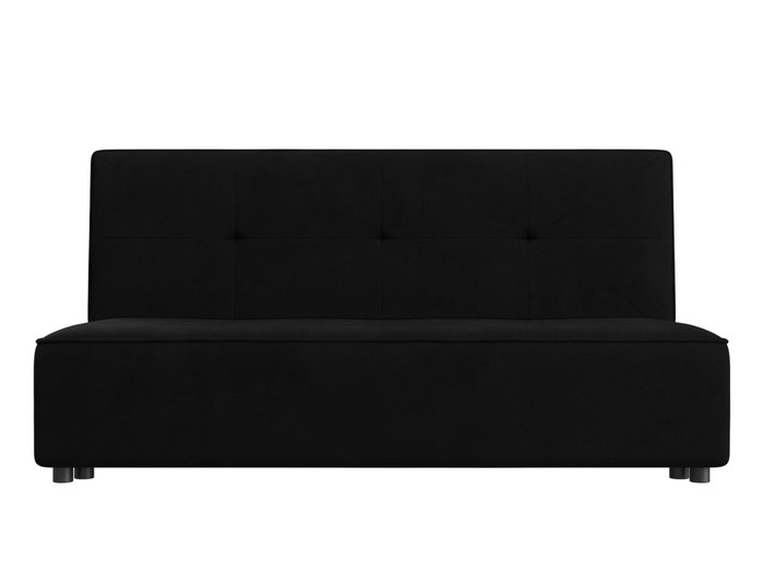 Прямой диван-кровать Зиммер черного цвета - купить Прямые диваны по цене 23999.0