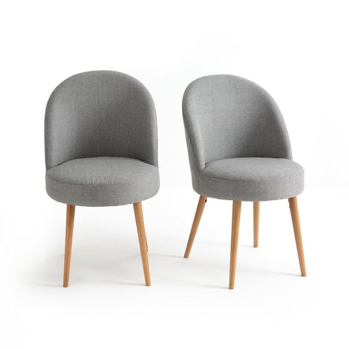 Комплект из двух стульев Quilda серого цвета