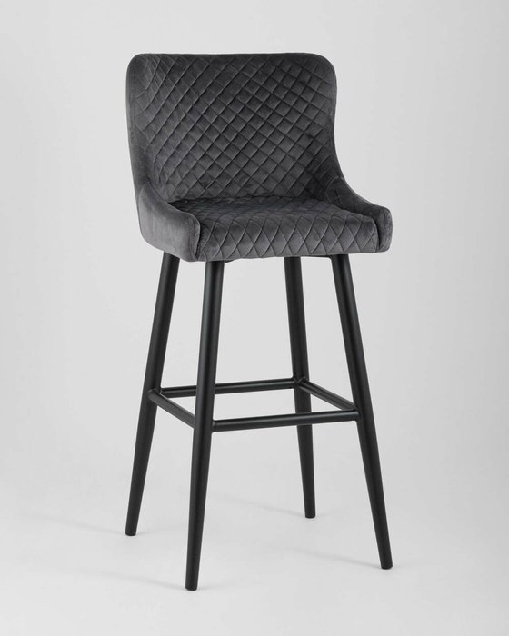 Стул барный Ститч серого цвета - купить Барные стулья по цене 9990.0