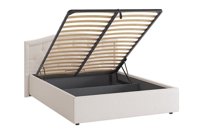 Кровать Верона 140х200 белого цвета с подъемным механизмом - лучшие Кровати для спальни в INMYROOM