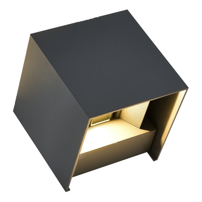 Светильник уличный настенный ST-Luce серый/серый LED 1*10W 2700K BRIK - лучшие Шинопровод в INMYROOM Светильник уличный настенный ST-Luce серый/серый LED 1*10W 2700K BRIK - лучшие Шинопровод в INMYROOM