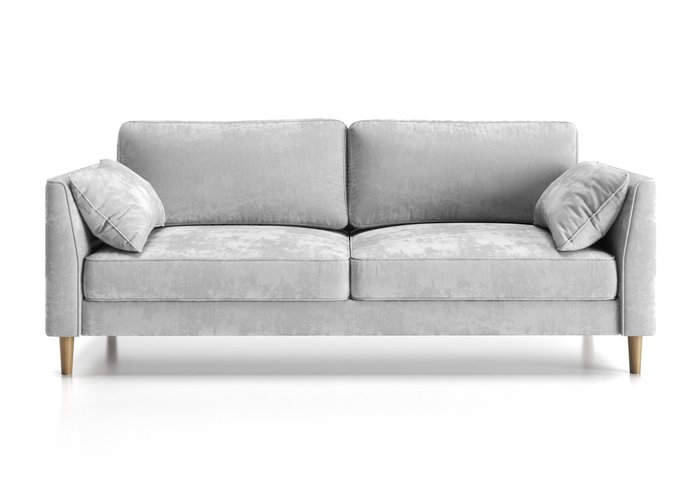 Диван-кровать Грейс серого цвета - купить Прямые диваны по цене 104200.0