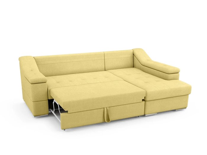 Угловой Диван-кровать Liverpool правый желтого цвета - купить Угловые диваны по цене 79200.0
