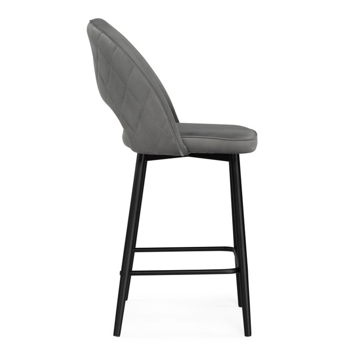 Стул полубарный Клэйн серого цвета - лучшие Барные стулья в INMYROOM