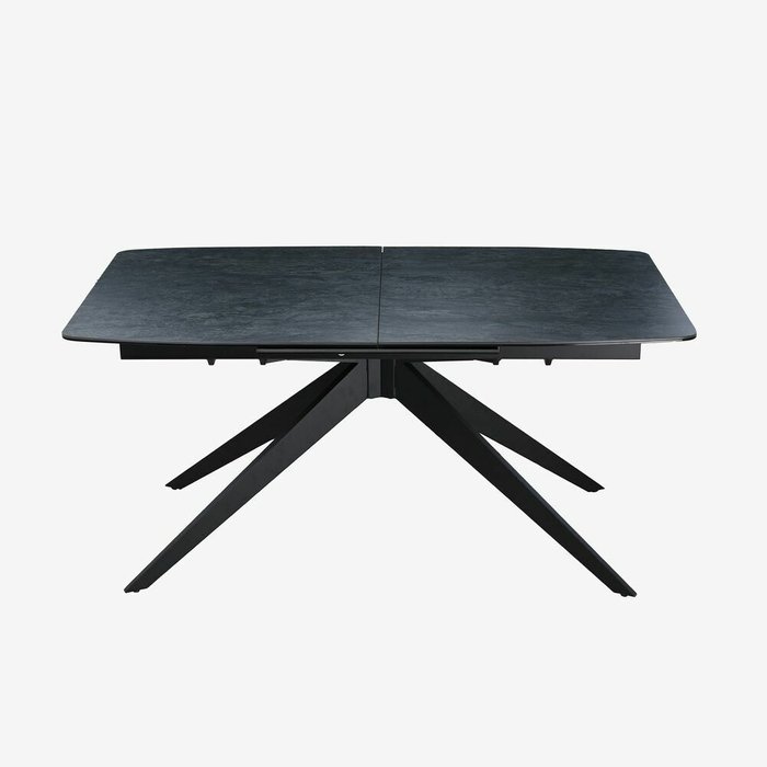 Раздвижной обеденный стол Маттерхорн М темно-серого цвета - купить Обеденные столы по цене 49990.0