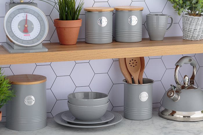 Емкость кухонная Living серого цвета - лучшие Емкости для хранения в INMYROOM
