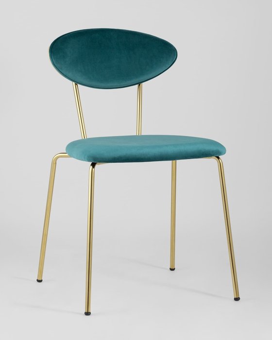 Стул Ники бирюзового цвета - купить Обеденные стулья по цене 14600.0