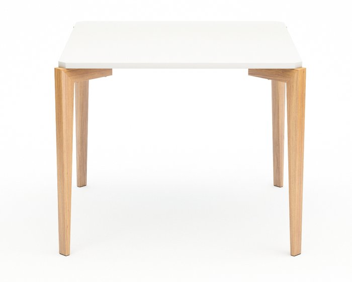 Стол обеденный Quatro Compact с белой столешницей - купить Обеденные столы по цене 29538.0