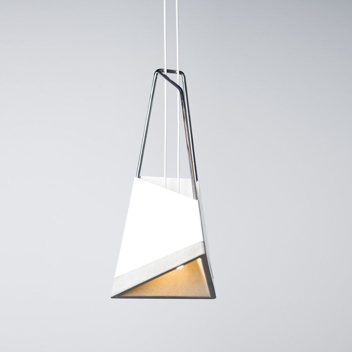 Подвесной светильник Chamfer из бетона и металла  - купить Подвесные светильники по цене 27500.0