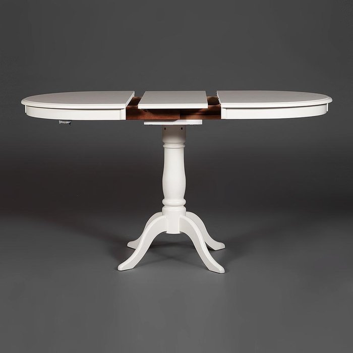 Стол обеденный раскладной Solerno белого цвета - купить Обеденные столы по цене 22950.0
