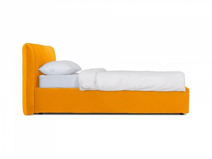 Кровать Queen Anastasia Lux оранжевого цвета 160х200 с подъемным механизмом - лучшие Кровати для спальни в INMYROOM
