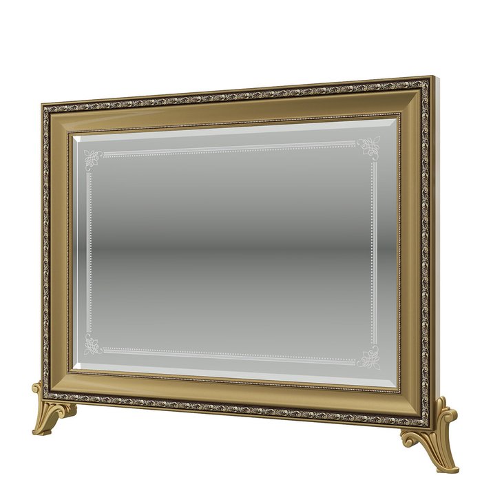Настенное зеркало Версаль цвета слоновой кости - купить Настенные зеркала по цене 14139.0