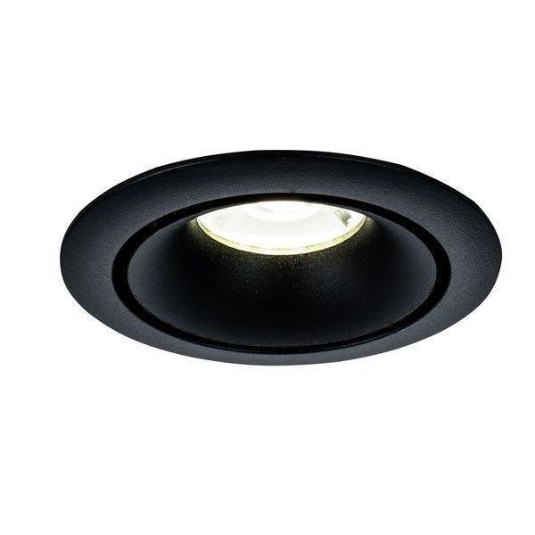 Встраиваемый светильник Yin черного цвета - купить Встраиваемые споты по цене 650.0
