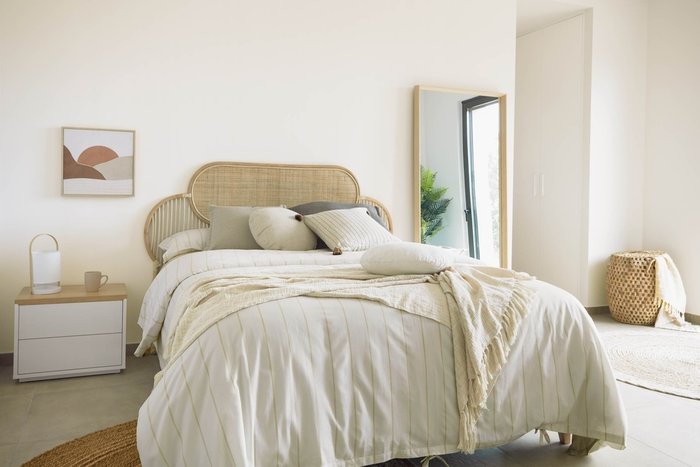 Основание кровати Nikos бежевого цвета 160x200  - лучшие Основания кроватей в INMYROOM